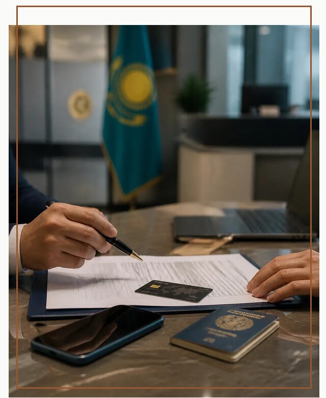 Открытие счета и банковской карты в Казахстане в Качканаре